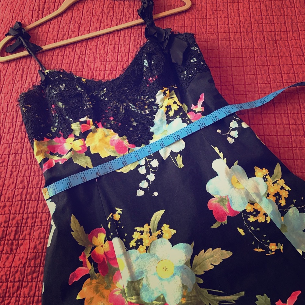 “SPARK Joy” Vintage Lined Floral Cocktail Dress 8 - Picture 2 of 8